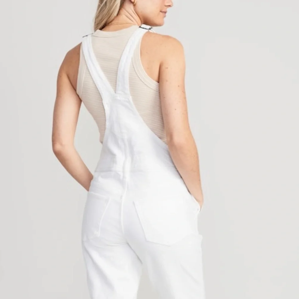 NWOT! O.G. Straight White Workwear Jean Overalls for Women - Multiple Sizes - Picture 3 of 10